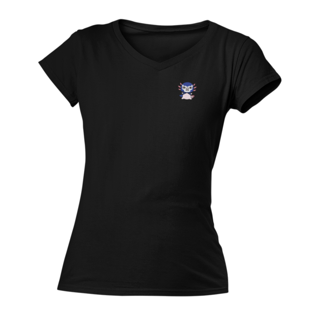 Playera "V" Ajolote Demonio Xo The Monster