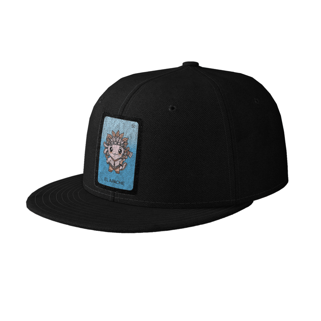 Gorra Unisex Plana Axoloteria El Apache Ajolote