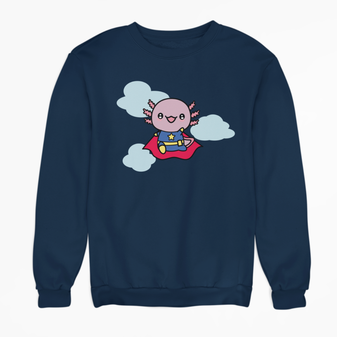 Sudadera Ajolote Super Heroe Xo The Monster