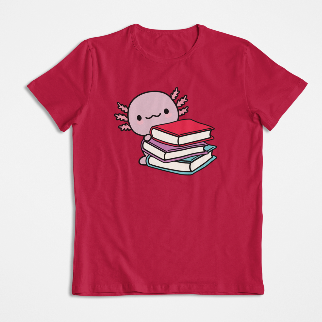 Playera Ajolote Lector Xo The Monster