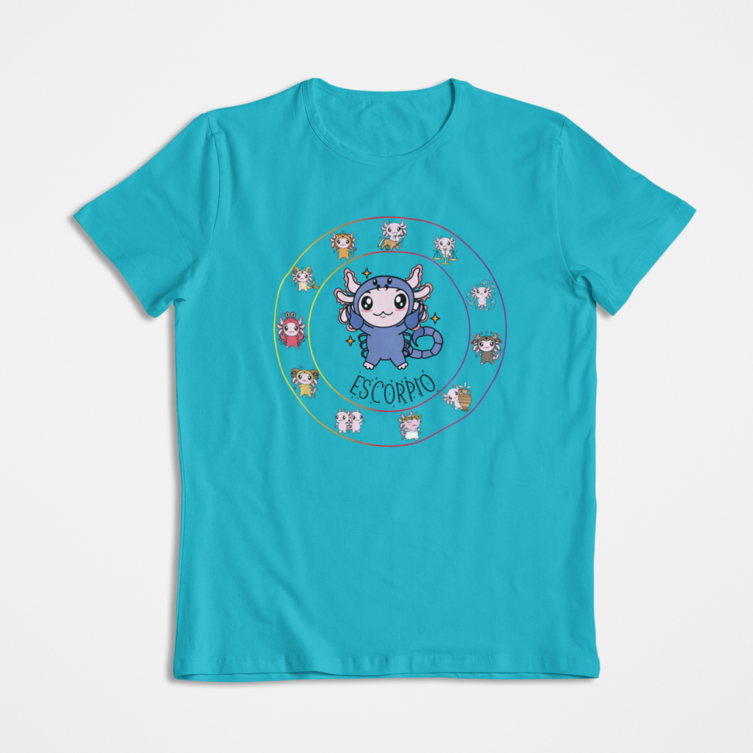 Playera Horoscopos Escorpio Axolotzin Ajolote