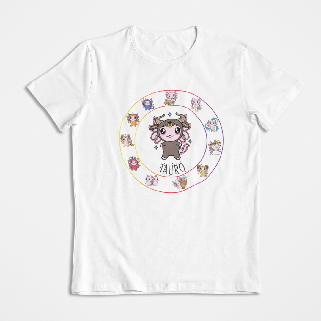 Playera Horoscopos Tauro Axolotzin Ajolote