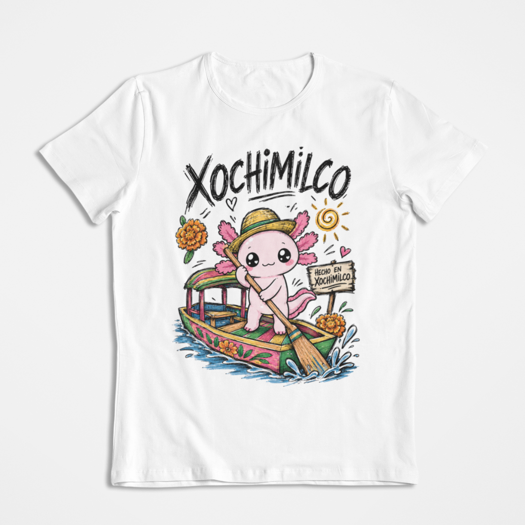 Playera Ajolotito Xochimilco
