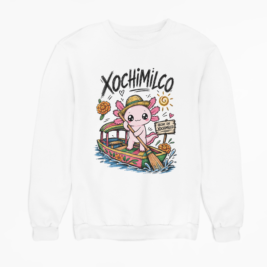 Sudadera Ajolotito Xochimilco Unisex