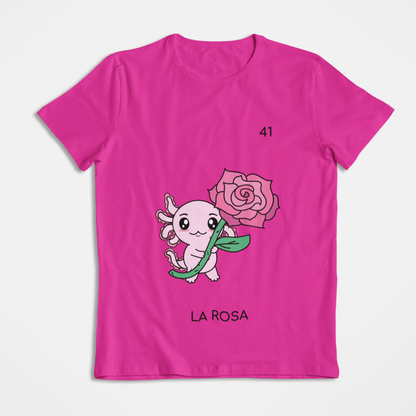 Playera Axoloteria La Rosa Ajolote
