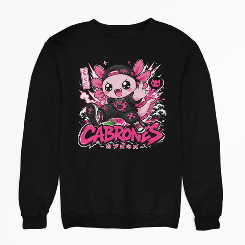 Sudadera Ajolotito Cabrones Unisex