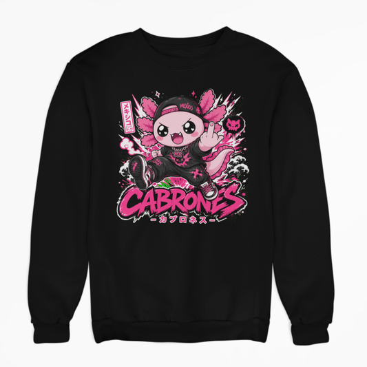 Sudadera Ajolotito Cabrones Unisex