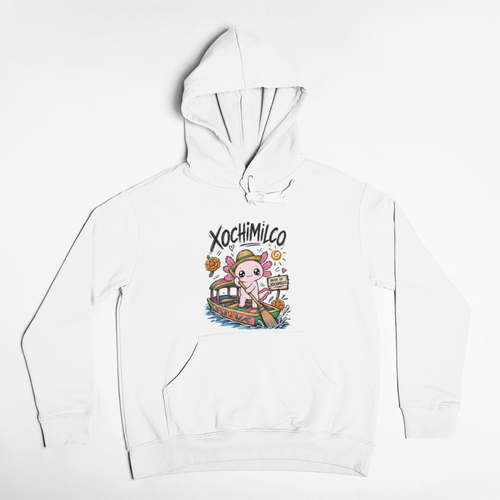 Hoodie Ajolotito Xochimilco Unisex