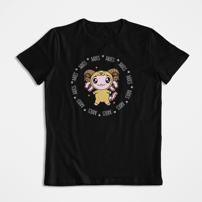 Playera Axolotzin Horoscopos Aro Aries Ajolote