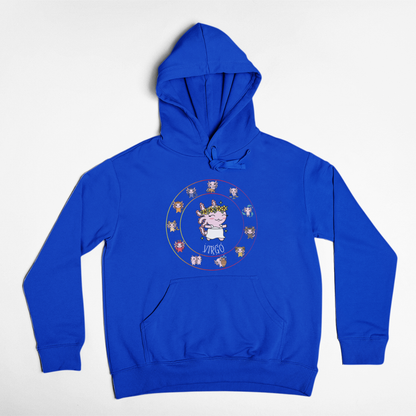 Hoodie Horóscopos Virgo Axolotzin Ajolote Unisex