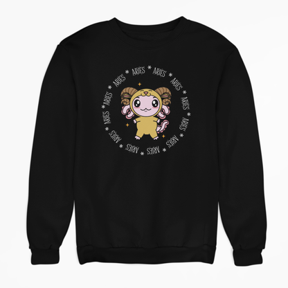Sudadera Axolotzin Horóscopos Aro Aries Ajolote Unisex