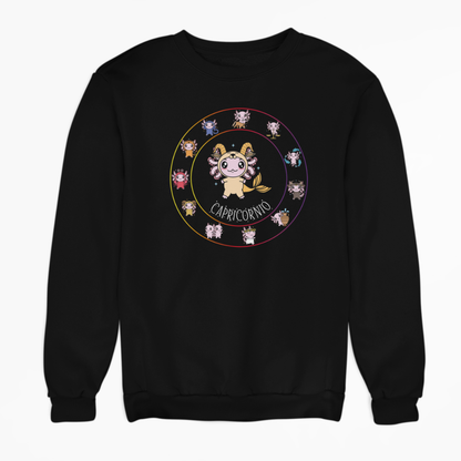 Sudadera Horóscopos Capricornio Axolotzin Ajolote Unisex