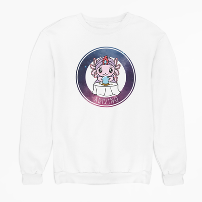 Sudadera Axolotzin Horóscopos Galaxy Adivino Ajolote Unisex