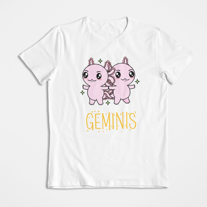 Playera Axolotzin Horoscopos Nombre Geminis Ajolote