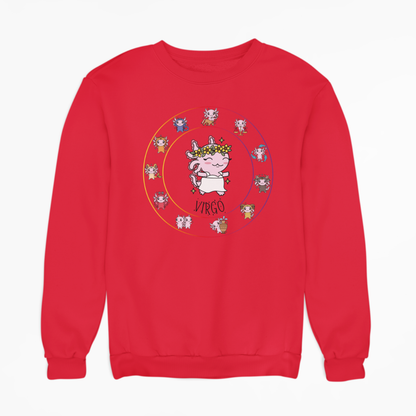 Sudadera Horóscopos Virgo Axolotzin Ajolote Unisex