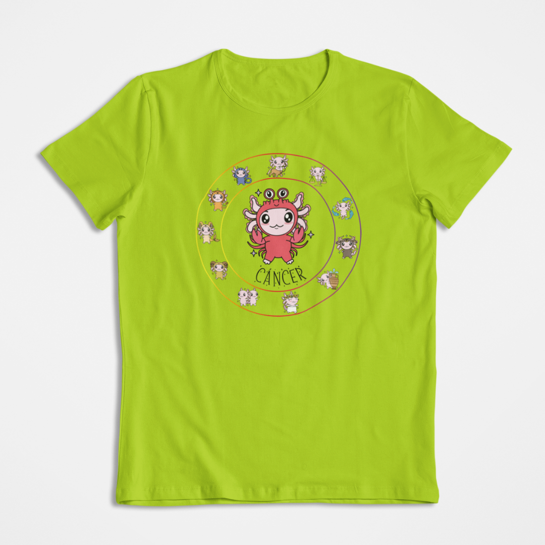 Playera Horoscopos Cancer Axolotzin Ajolote