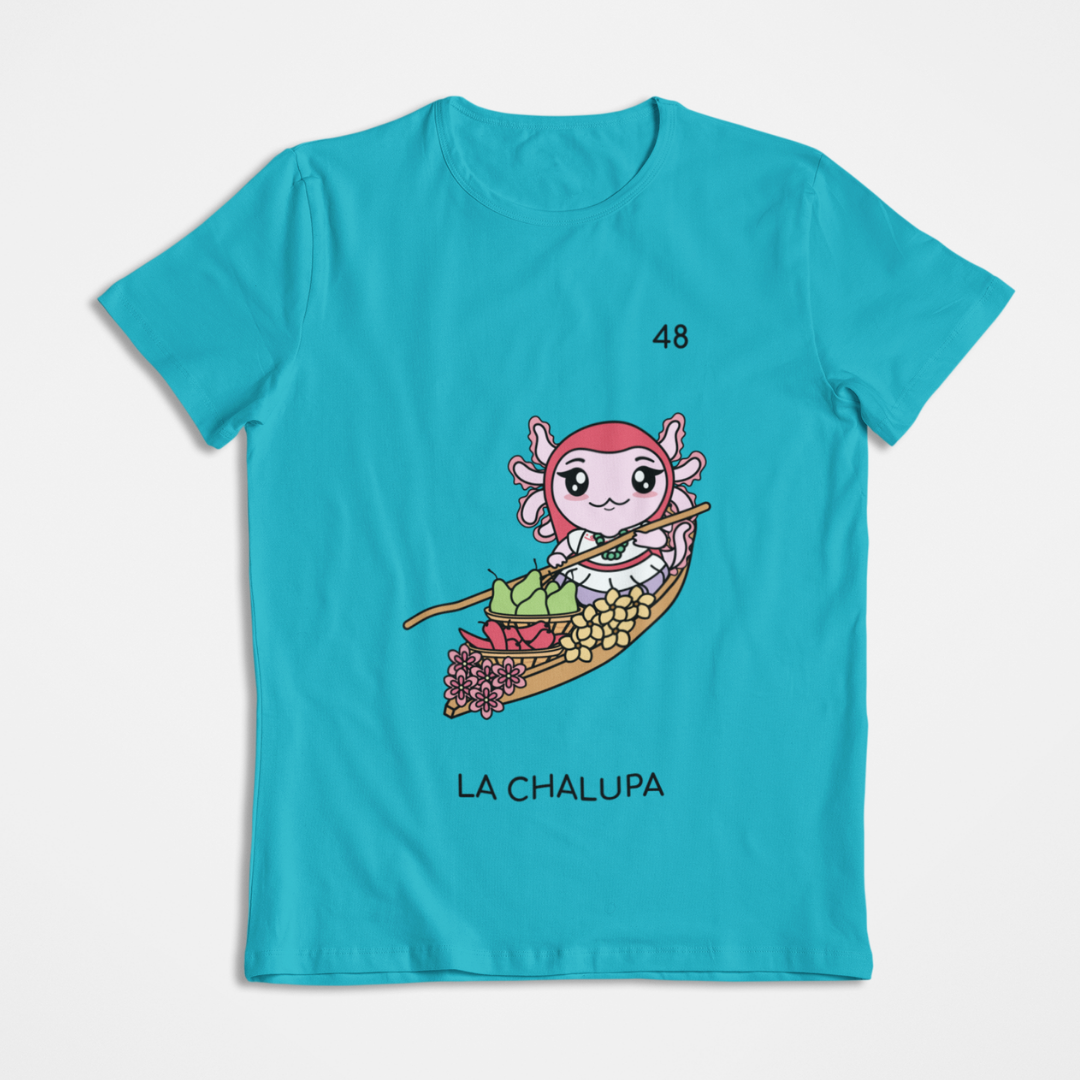 Playera Axoloteria La Chalupa Ajolote