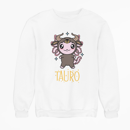 Sudadera Axolotzin Horóscopos Nombre Tauro Ajolote Unisex