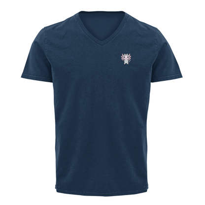 Playera Cuello V Axolotzin Disfraz Gato Ajolote