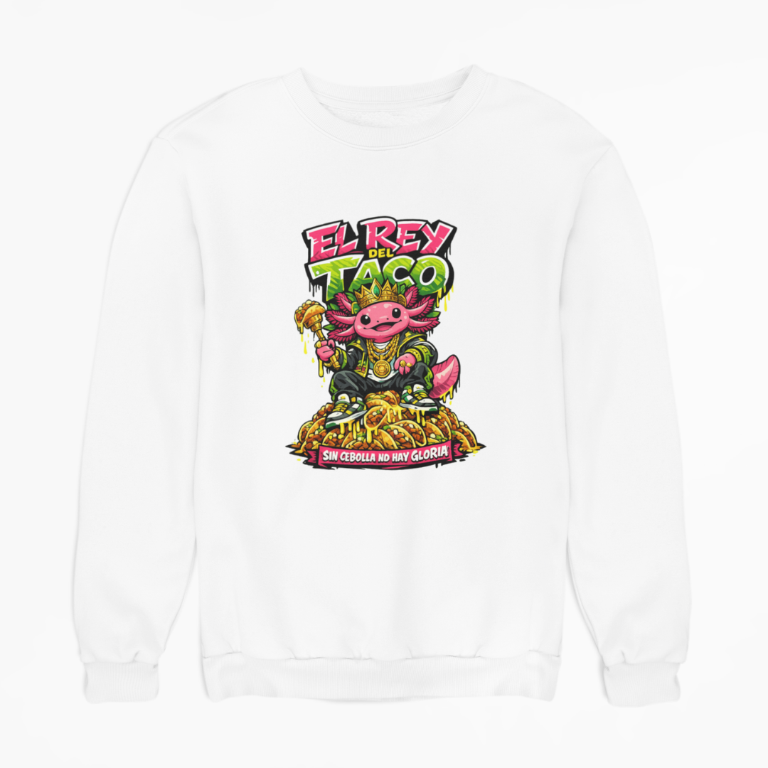 Sudadera Ajolotito El Rey Taco Unisex