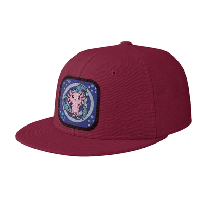 Gorra Unisex Plana Axolotzin Horoscopos Piscis Ajolote