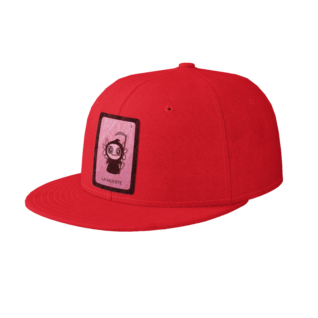 Gorra Unisex Plana Axoloteria La Muerte Ajolote