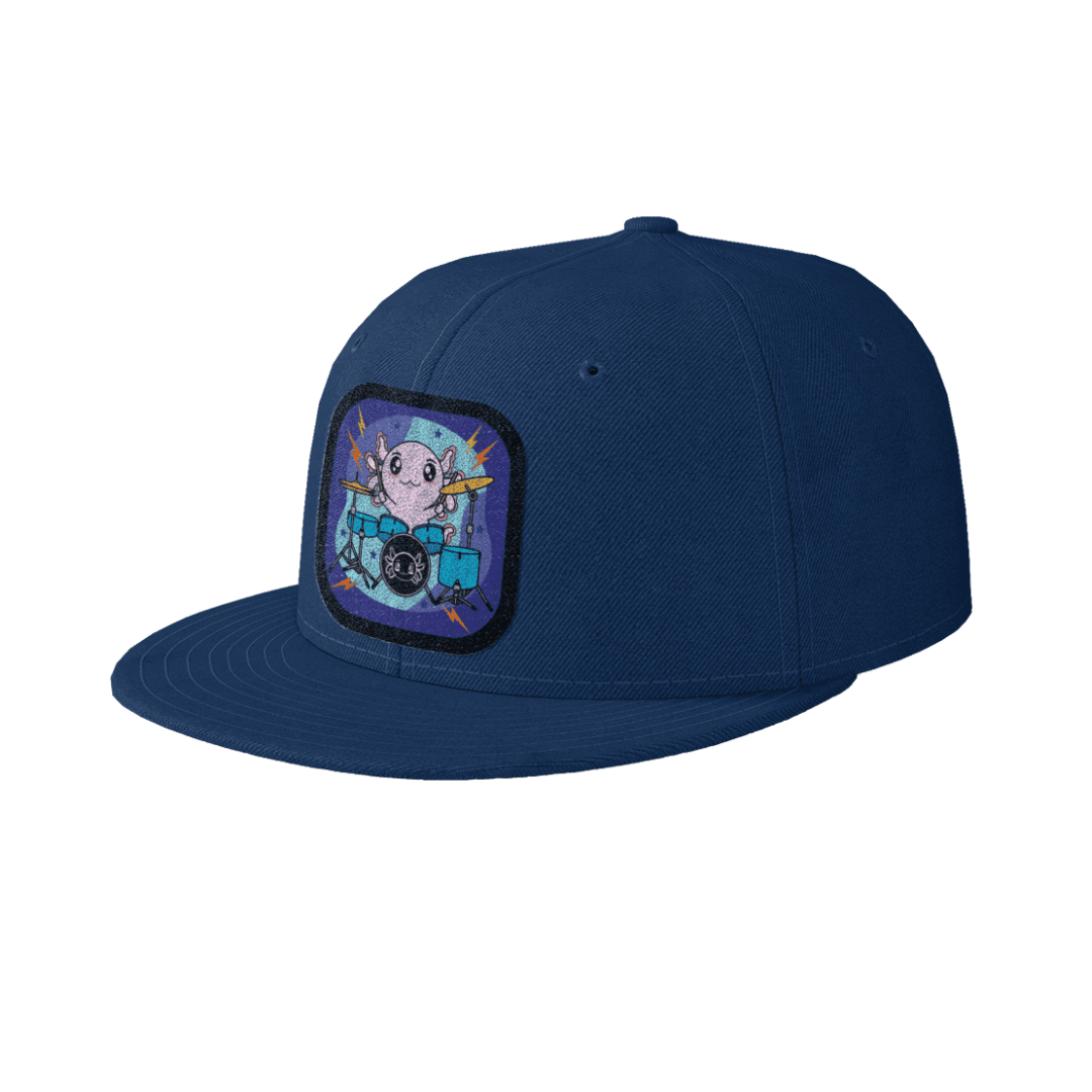 Gorra Unisex Plana Axolotzin Baterista