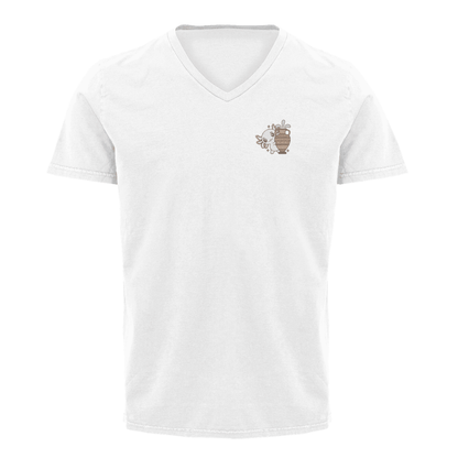 Playera Cuello V Horoscopos Acuario Axolotzin Ajolote Adulto