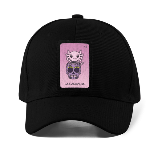 Gorra Unisex Curva Axoloteria La Calavera Ajolote