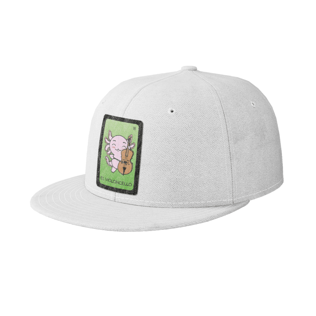 Gorra Unisex Plana Axoloteria El Violoncello Ajolote