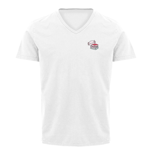 Playera "V" Ajolote Lector Xo The Monster