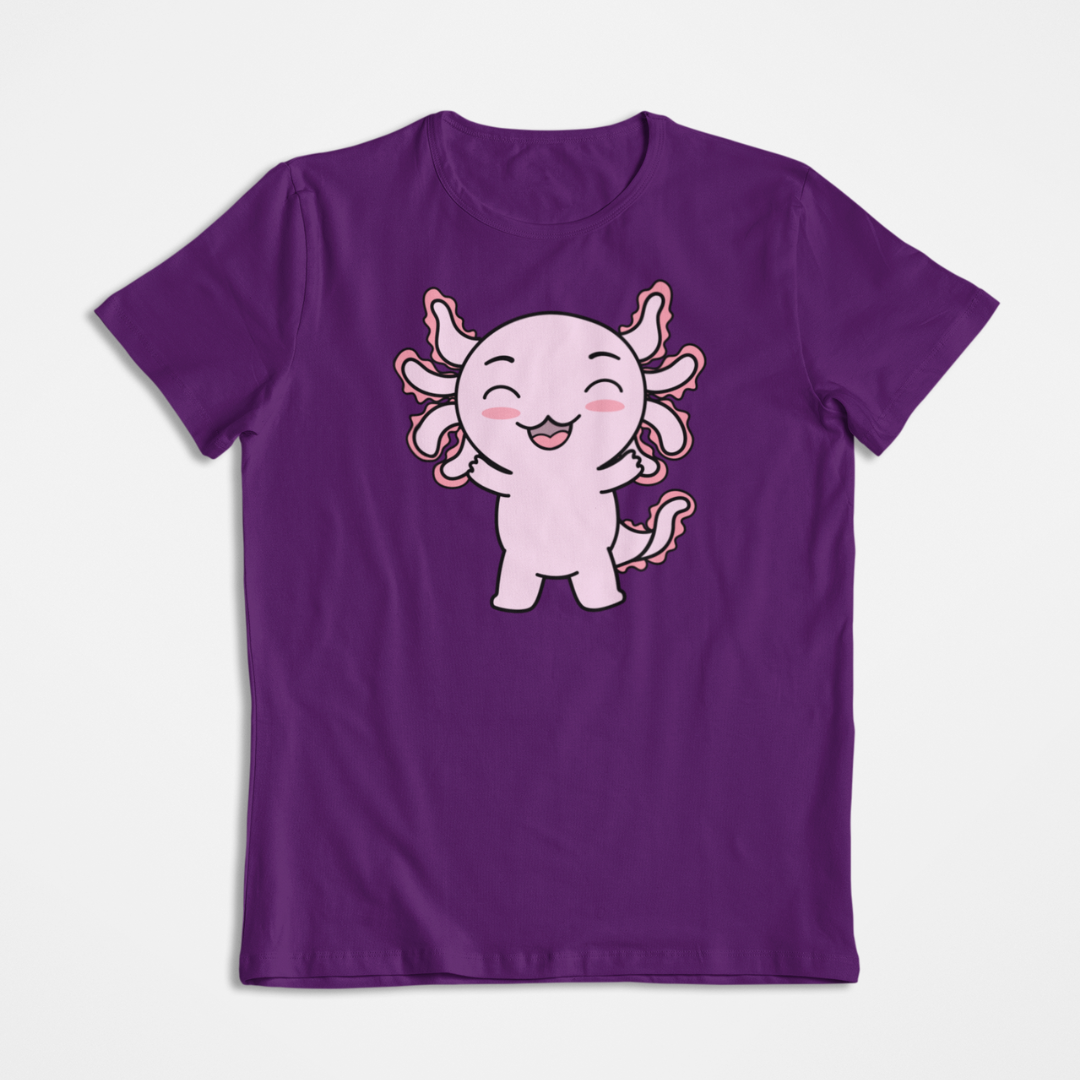 Playera Axolotzin Feliz Ajolote