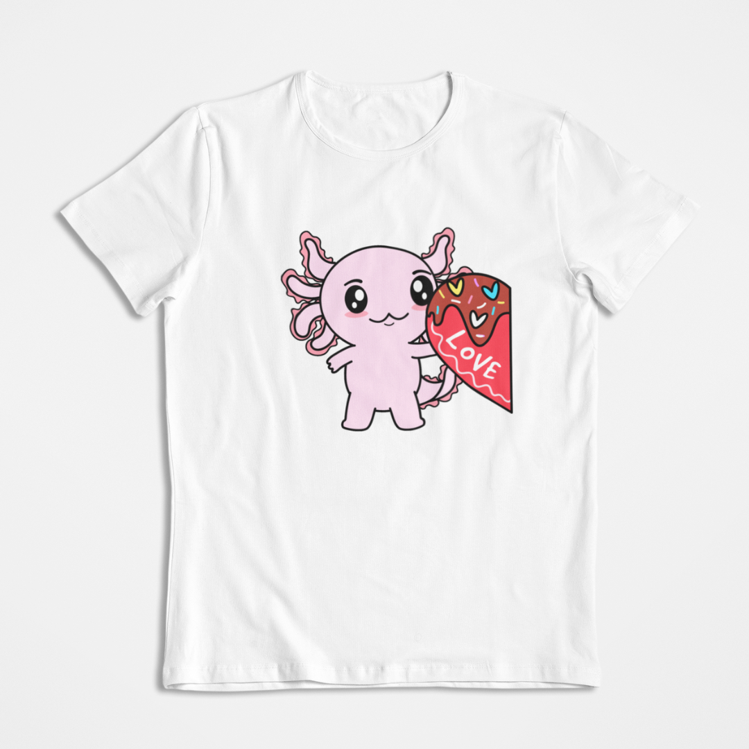 Playera Axolotzin Love You Ajolote