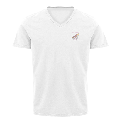 Playera "V" Ajolote Feliz Cumple Xo The Monster