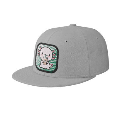 Gorra Unisex Plana Ajolote Bebiendo Xo The Monster