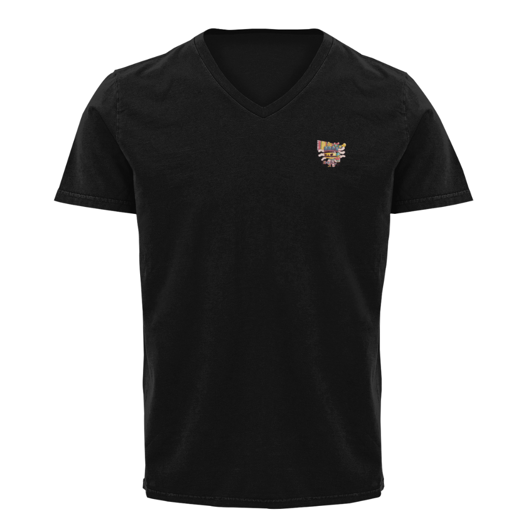 Playera Cuello V Tezcatlipoca 3 Mirari Chan