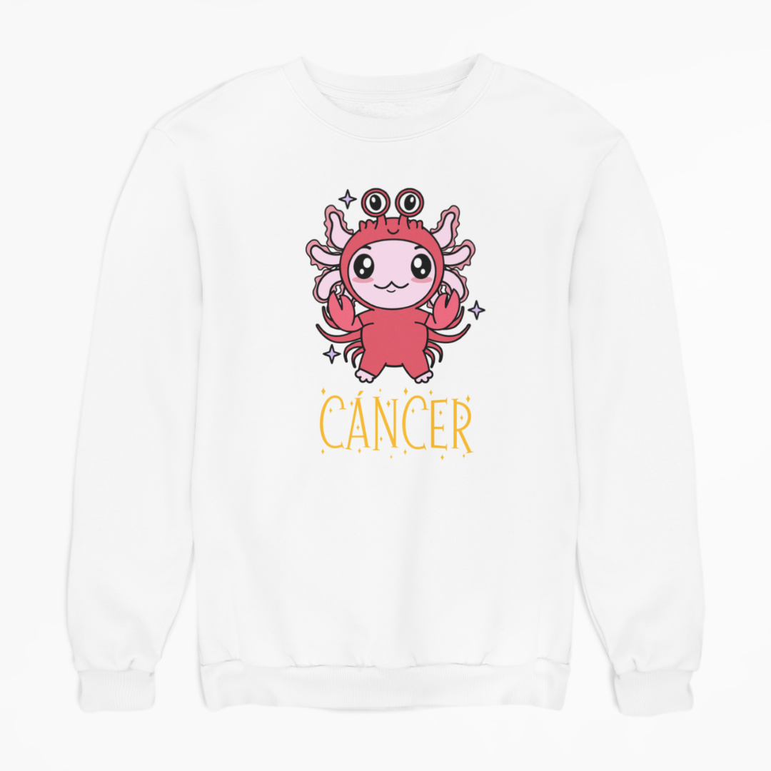 Sudadera Axolotzin Horóscopos Nombre Cancer Ajolote Unisex