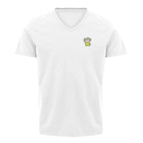 Playera "V" Ajolote Dino Xo The Monster