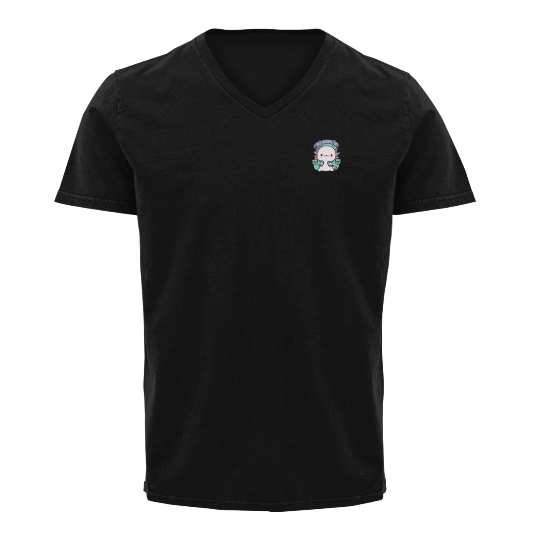 Playera "V" Ajolote Explorador Xo The Monster