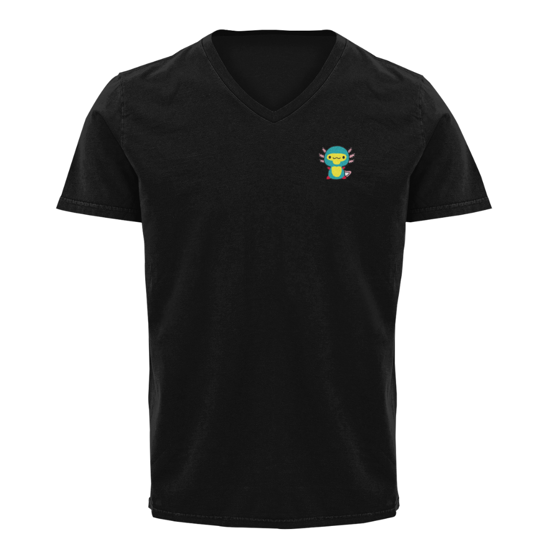 Playera "V" Ajolote K-Tito Xo The Monster