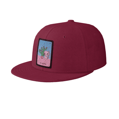 Gorra Unisex Plana Axoloteria El Nopal Ajolote