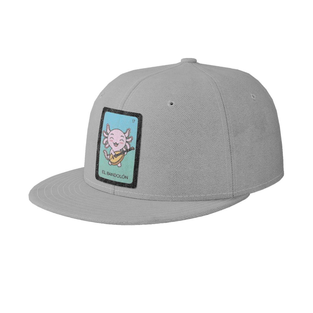 Gorra Unisex Plana Axoloteria El Bandolón Ajolote