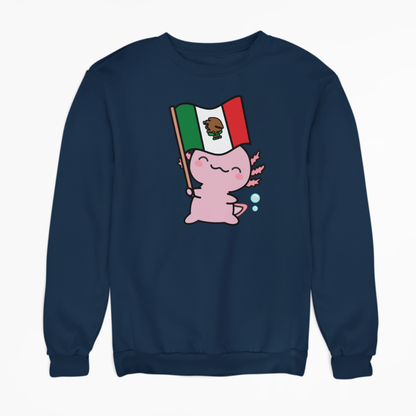Sudadera Ajolote Y Su Bandera Xo The Monster