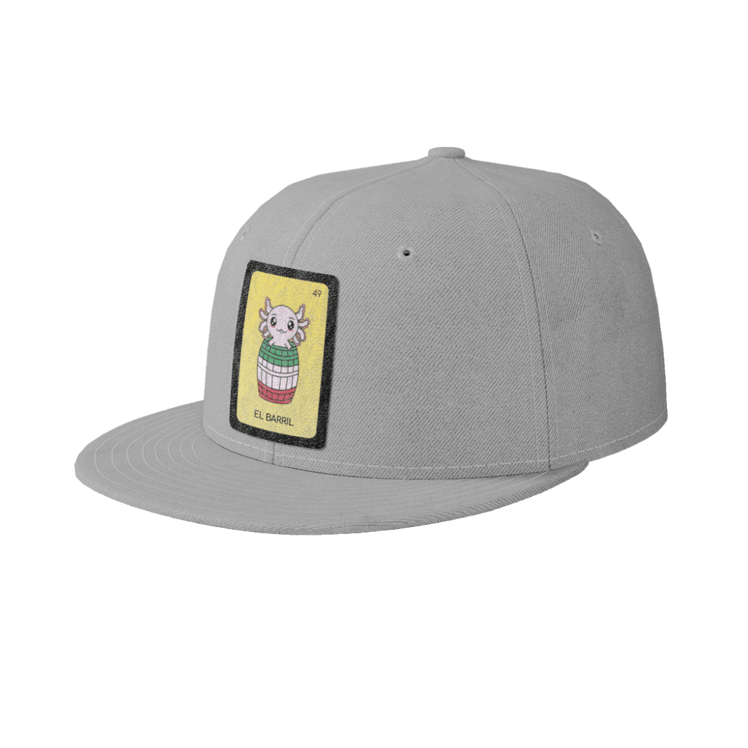 Gorra Unisex Plana Axoloteria El Barril Ajolote