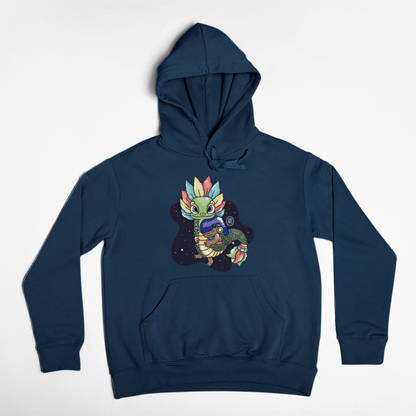 Hoodie Ajolotito Niña Y Quetzalcoatl Mirari Chan