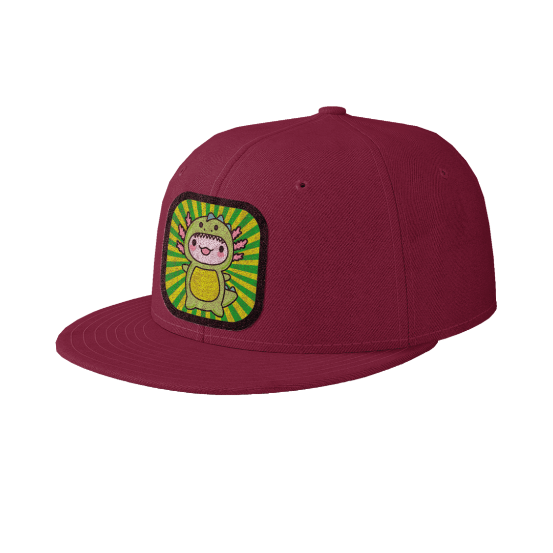 Gorra Unisex Plana Ajolote Dino Xo The Monster