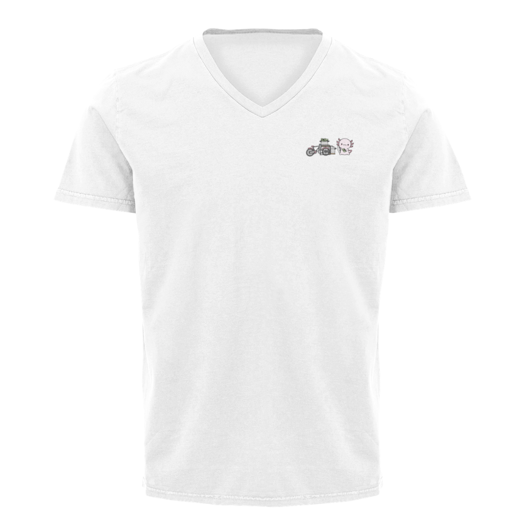 Playera "V" Ajolote Tamalero Xo The Monster