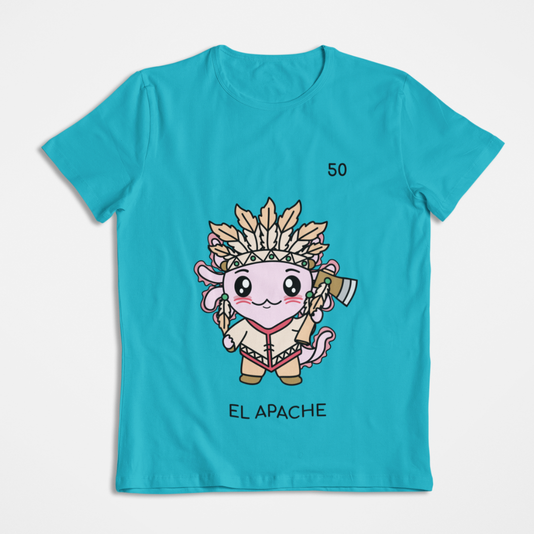 Playera Axoloteria El Apache Ajolote