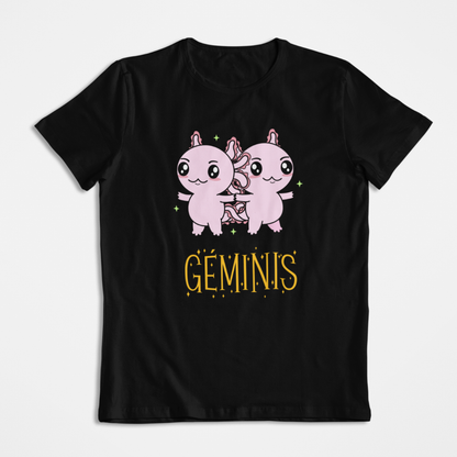 Playera Axolotzin Horoscopos Nombre Geminis Ajolote