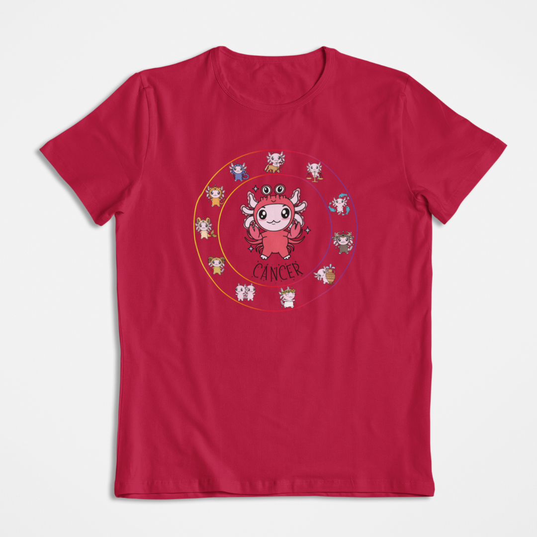 Playera Horoscopos Cancer Axolotzin Ajolote